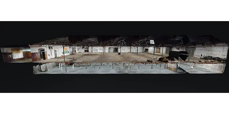 32,000 SF 2-Story Historic Building Remodel scan view 2