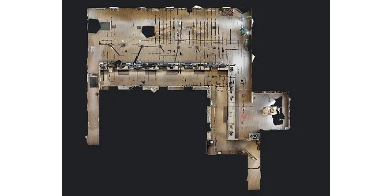 3,100 SF Retail Remodel scan view 1