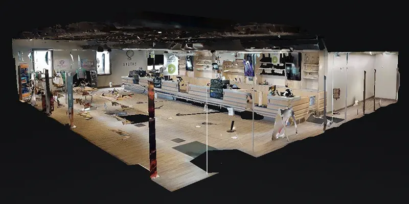 3,100 SF Retail Remodel scan view 4
