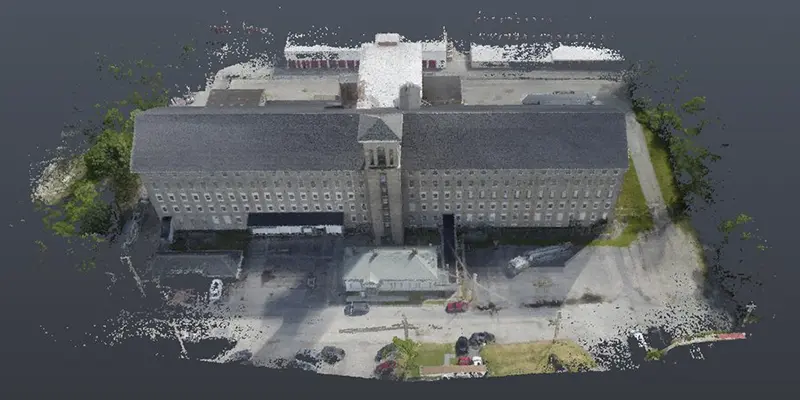 300,000 SF 7-Story Industrial Remodel scan view 1