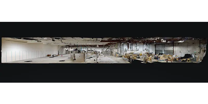 13,000 SF Industrial Remodel scan view 2