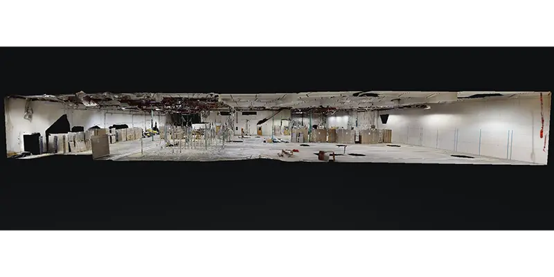 13,000 SF Industrial Remodel scan view 3