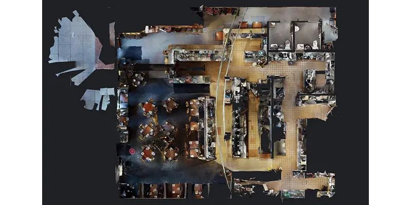 5,500 SF Restaurant Remodel scan view 1