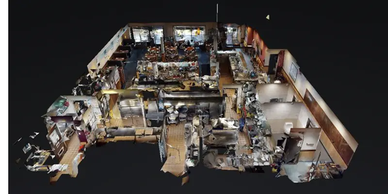 5,500 SF Restaurant Remodel scan view 3