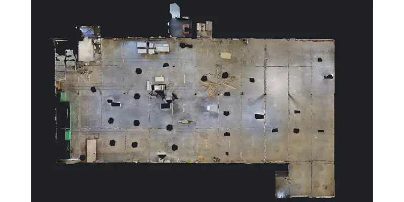 45,000 SF Industrial Remodel scan view 1