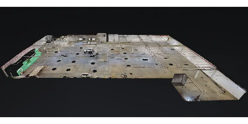 45,000 SF Industrial Remodel scan view 2