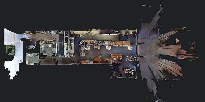 2,300 SF Restaurant Remodel scan view 4