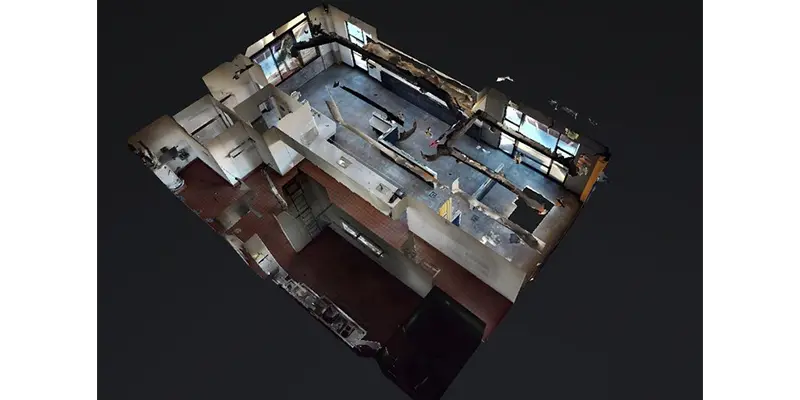 2,700 SF Restaurant Remodel scan view 3