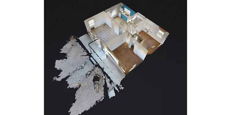1,780 SF Residential Remodel scan view 1