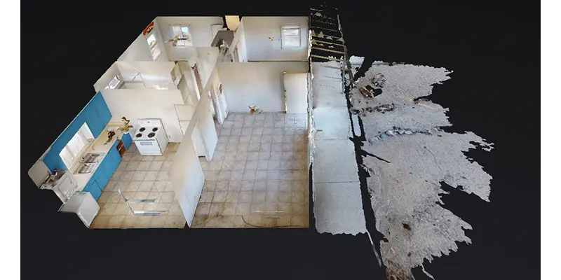 1,780 SF Residential Remodel scan view 3