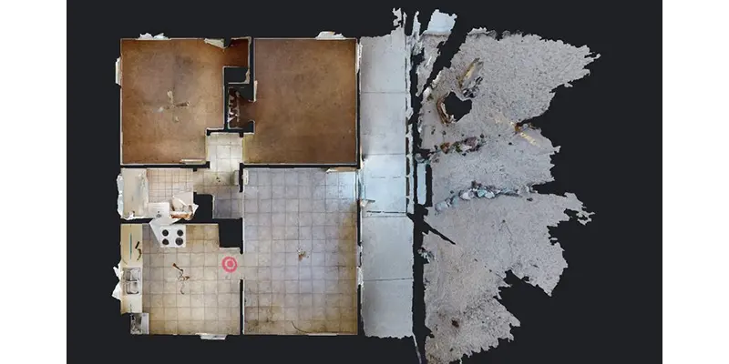 1,780 SF Residential Remodel scan view 4